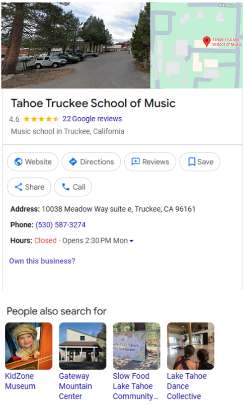 TTSM Google Business Profile before - default photo, unclaimed profile